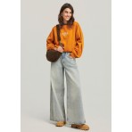 Funky Buddha Cowgirl Club Μπλούζα Με Λαιμόκοψη Γυναικεία (FBL012-111-06-RUSTIC-CARAMEL)