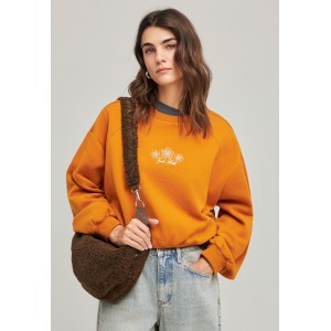 Funky Buddha Cowgirl Club Μπλούζα Με Λαιμόκοψη Γυναικεία (FBL012-111-06-RUSTIC-CARAMEL)