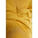 Funky Buddha Γυναικεία Μακρυμάνικη Μπλούζα Κρουαζέ Μουσταρδί