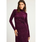 Funky Buddha Γυναικεία Μακρυμάνικη Μπλούζα Βυσσινί