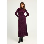 Funky Buddha Γυναικεία Μακρυμάνικη Μπλούζα Βυσσινί