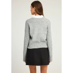 Funky Buddha Ζακέτα Χωρίς Κουκούλα (FBL012-113-09-GREY)