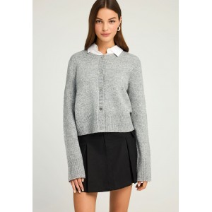 Funky Buddha Ζακέτα Χωρίς Κουκούλα (FBL012-113-09-GREY)