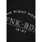 Funky Buddha Cotton Graphic T-Shirt Γυναικείο (FBL012-115-04-BLACK)