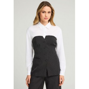 Funky Buddha Strapless Top Αμάνικο Γυναικείο (FBL012-115-17-BLACK)