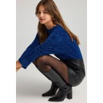 Funky Buddha Eco Leather Pu Φούστα Mini Γυναικεία (FBL012-117-14-BLACK)