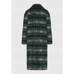 Funky Buddha Plaid Παλτό Γυναικείο (FBL012-118-01-MULTI)