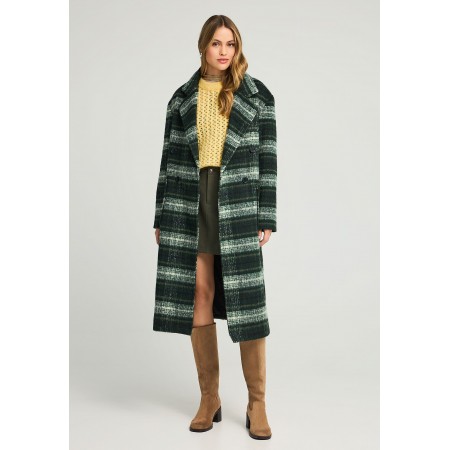 Funky Buddha Plaid Παλτό Γυναικείο 