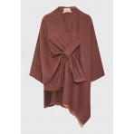 Funky Buddha Γυναικεία Κάπα (FBL012-118-10-HENNA-BROWN)