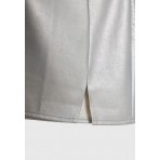 Funky Buddha Γυναικεία Φούστα Mini Ασημί