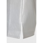 Funky Buddha Γυναικεία Φούστα Mini Ασημί