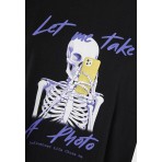 Funky Buddha Graphic Print Let Me Take A Photo T-Shirt Γυναικείο (FBL012-119-04-BLACK)