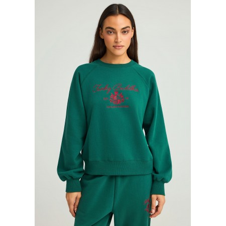 Funky Buddha Embroidered Design Μπλούζα Με Λαιμόκοψη Γυναικεία 