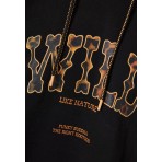 Funky Buddha Graphic Pint Wild Hoodie Γυναικείο (FBL012-120-06-BLACK)