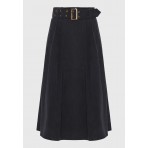 Funky Buddha Corduroy Φούστα Μidi Γυναικεία (FBL012-120-14-ANTHRACITE)