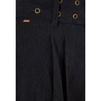 Funky Buddha Corduroy Φούστα Μidi Γυναικεία (FBL012-120-14-ANTHRACITE)