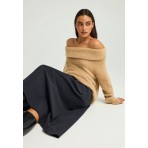 Funky Buddha Corduroy Φούστα Μidi Γυναικεία (FBL012-120-14-ANTHRACITE)