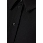 Funky Buddha Collared-Neck Φόρεμα Mini Γυναικείο (FBL012-121-13-BLACK)