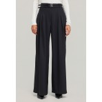 Funky Buddha High-Waist Plain Παντελόνα Γυναικεία (FBL012-122-02-BLACK)