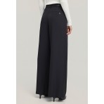 Funky Buddha High-Waist Plain Παντελόνα Γυναικεία (FBL012-122-02-BLACK)