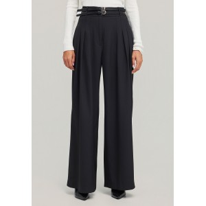 Funky Buddha High-Waist Plain Παντελόνα Γυναικεία (FBL012-122-02-BLACK)