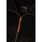 Funky Buddha Γυναικεία Ζακέτα Fleece Μαύρη