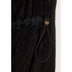 Funky Buddha Γυναικεία Ζακέτα Fleece Μαύρη