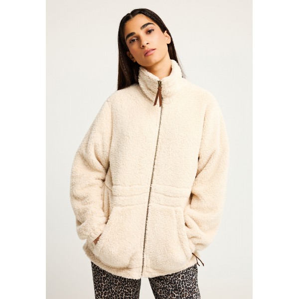 Funky Buddha Ζακέτα Fleece Γυναικεία (FBL012-122-06-CLOUD-CREAM)