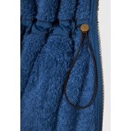 Funky Buddha Γυναικεία Ζακέτα Fleece Μπλε