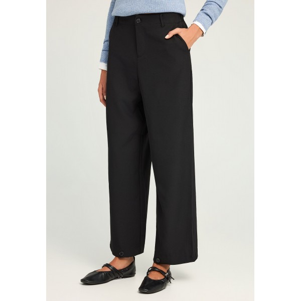 Funky Buddha Tailored Παντελόνι Casual Γυναικείο (FBL012-123-02-BLACK)