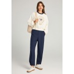 Funky Buddha Tailored Παντελόνι Casual Γυναικείο (FBL012-123-02-NAVY)