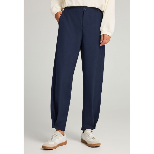 Funky Buddha Tailored Παντελόνι Casual Γυναικείο (FBL012-123-02-NAVY)