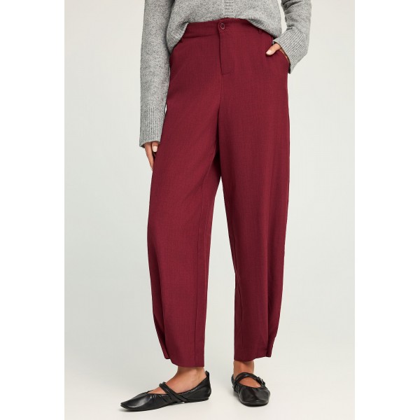Funky Buddha Tailored Παντελόνι Casual Γυναικείο (FBL012-123-02-WINE-RED)