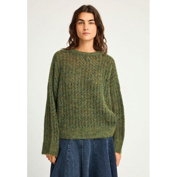 Funky Buddha Sustainable Μπλούζα Πλεκτή Γυναικεία (FBL012-124-09-KHAKI)