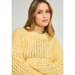 Funky Buddha Γυναικείο Πλεκτό Με Λαιμόκοψη (FBL012-124-09-RAY-FLOWER)