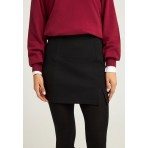 Funky Buddha Γυναικεία Φούστα Μίνι (FBL012-124-14-BLACK)