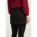 Funky Buddha Γυναικεία Φούστα Μίνι (FBL012-124-14-BLACK)