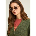 Funky Buddha Γυναικεία Πλεκτή Ζακέτα (FBL012-125-09-KHAKI)