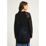 Funky Buddha See-through Γυναικείο Πλεκτό Μαύρο