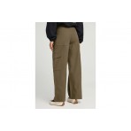 Funky Buddha Wide Leg Παντελόνι Cargo Γυναικείο (FBL012-127-02-DUSTY-OLIVE)