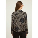 Funky Buddha Ethnic Pattern Πουκάμισο Μακρυμάνικο Γυναικείο (FBL012-127-05-MULTI)