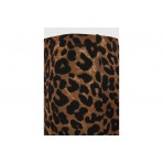 Funky Buddha Animal Print Φούστα Maxi Γυναικεία (FBL012-127-14-CHESTNUT)