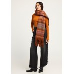 Funky Buddha Γυναικεία Πλεκτή Μακρυμάνικη Μπλούζα Καφέ