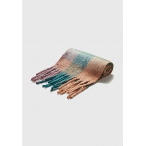 Funky Buddha Plaid With Fringes Κασκόλ (FBL012-128-10-BISCOTTI)