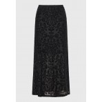 Funky Buddha Γυναικεία Φούστα Maxi Μαύρη