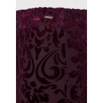 Funky Buddha Γυναικεία Φούστα Maxi Βυσσινί