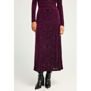 Funky Buddha Embroidery Φούστα Maxi Γυναικεία (FBL012-128-14-MERLOT)