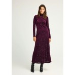 Funky Buddha Γυναικεία Φούστα Maxi Βυσσινί