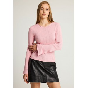 Funky Buddha Μπλούζα Πλεκτή Γυναικεία (FBL012-129-09-BLUSH-PINK)
