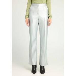 Funky Buddha Eco Leather Pu Παντελόνι Casual Γυναικείο (FBL012-131-02-SILVER)